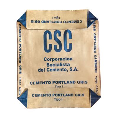 kwaliteit  Moisture Proof PP Woven Valve Bag for Heavy Duty 50kg Cement Packaging fabriek