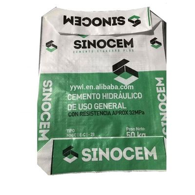 Van de het Cementklep van ISO9001 40KG 50KG van het de Zakpp Geweven Gips Verpakkende het Poeder25kg Zak