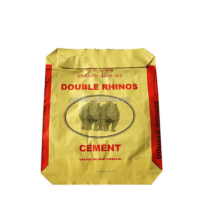 25KG 40KG 50KG pp cementeert Lege van het de Sterblok van de Zakkenadvertentie van de de Bodemklep de Zakzak