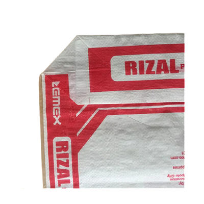 Van het Cementzakken van de advertentiester 50KG 40KG 25KG Zakken van de het Blok de Bodem Geweven pp Klep