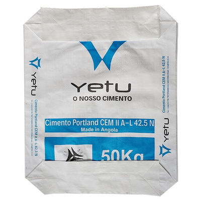 Van de het Cementklep van de advertentiester pp van de de Zakzak 40KG 50KG van de het Blokbodem 25KG de Concrete Zak