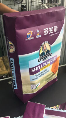 Van het Cementzakken van 25KG 40KG 50KG pp Geweven van de het Blokbodem de Klepzakken