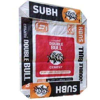 Van het de Zakblok van de polypropyleen de pp Geweven Klep van het de Bodemcement Zakken 25kg 40KG 50KG