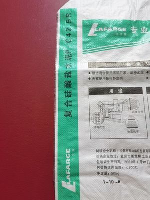 De hete Ster van de Verkoop25kg 40KG 50KG Advertentie doet pp-van het de Zakcement van de Blokbodem van de Klepzakken het Cementzak in zakken