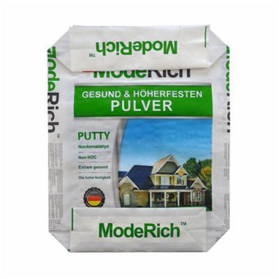 25KG 40KG 50KG pp cementeert Zakken 70gsm - 100gsm-van de de Advertentiester van de Blokbodem de Zakken ISO14001