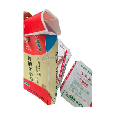 Van het de Zakkenblok van 25KG 40KG 50KG Gedrukte BOPP Geweven van het de Bodemcement de Klepzak