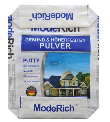 Van de de Klepzak 20kg 25kg 40kg 50kg van de blokbodem pp Geweven Plastic het Cementzak