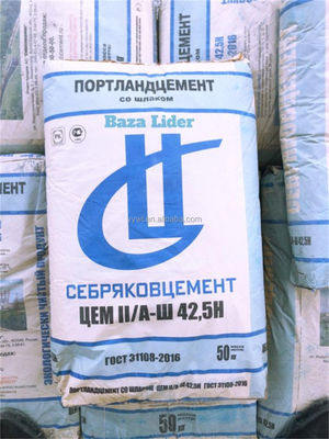 Compensatiedruk 3 Vouwdocument Zakken50kg Kraftpapier Document Aangepaste Cementzakken