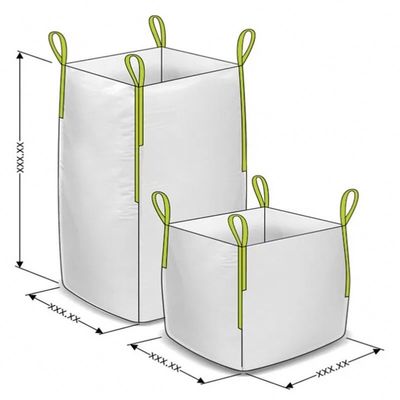 Jumbo de Zakken Vlakke Bodem 1 van het bouwcement Ton Bulk Bag With Printing