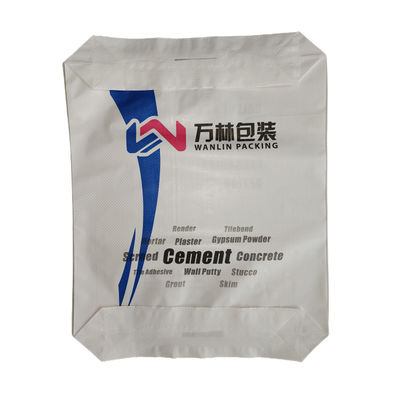 20KG-50KG PE Gelamineerde PP Geweven Cementzak met Blokbodemklep en ISO9001 Certificering