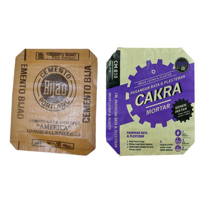 Warme verkoop Geweven zak Leeg cement zak PP Valve zak 25 KG 40 KG 50 KG cement zak