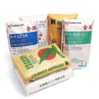 Zelfvergrendelende klep Geweven zak Leeg cement zak PP klep zak 20 KG 25 KG 40 KG 50 KG cement zak