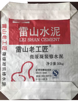 25kg 50kg Eco Friendly Geweven lege zak van cement Plastic cement zak
