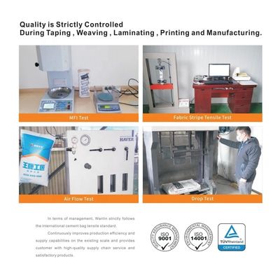 25 KG 40 KG 50 KG PP geweven cementzak lege PP klepzak blok bodem met klep