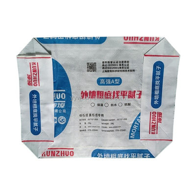 Volledige drukklep cementzak Pp geweven Bopp lamineerzak 20kg 25kg 40kg