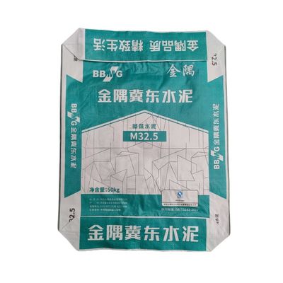 Saco De Cimento PP Woven Valve Cement Bag 20Kg 25Kg 40Kg 50Kg voor mortel gipspoeder
