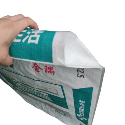 Saco De Cimento PP Woven Valve Cement Bag 20Kg 25Kg 40Kg 50Kg voor mortel gipspoeder