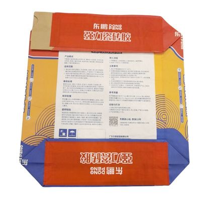 3 lagen 80GSM-papier en 1 laag filmpapierverpakkingszakjes 20kg 25kg met insteekhuls