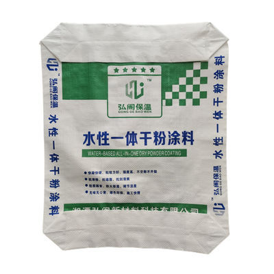 Gepersonaliseerd logo lege cement basis klep geweven polypropyleen zakken 20 kg 40 kg 50 kg