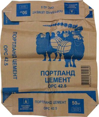 Pakketfabrikant Leeg PP-geweven klepzak voor cement 50kg 40kg 30kg 25kg 20kg