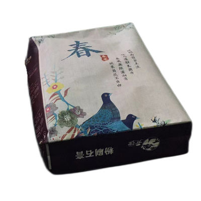 33x41x10cm 86GSM ((61+11+14) Geweven PP-klepzak met Luxury Bopp-druk voor droge mengsels