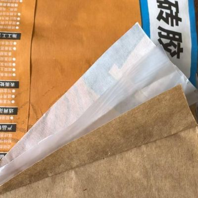 Op maat gemaakte oppervlakteprinten 2 Ply 80GSM papier cement zakken 1 Ply Film Multi Wandpapier Vochtbestendige voor 20KG tegels Kleefstof Langdurig