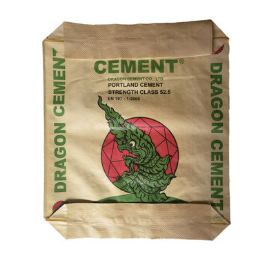25 KG 40 KG 50 KG Geweven PP Klep Cement Zakken Lege Zak Industriële Flexodruk Verpakking