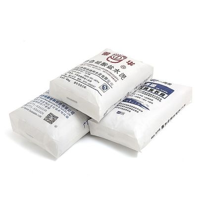 PP polypropyleen materiaalstructuur 50 kg klepzak voor Holcim cement ISO14001 gecertificeerd milieuvriendelijk AD STAR KON zak
