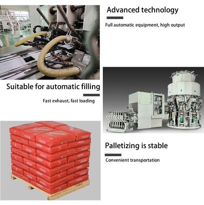Vierkante bodemzak 50kg 40kg 25kg 20kg Plastic cementzak Printing lege cementzak Industrial en ISO9001 2015 gecertificeerd