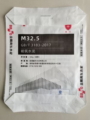 PP geweven cement zak met klep 25kg 50kg vochtbestendige