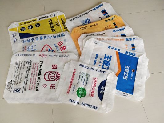 80GSM PP ventiel cementzak gelamineerd meerkleurig bedrukt 20-50kg