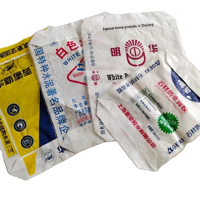 PP geweven cement zak met klep 25kg 50kg vochtbestendige