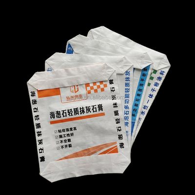 Warm recycleerbare, op maat gemaakte, ISO9001:2008 gecertificeerde cementzak en PP-klepzak voor mortel en chemisch poeder