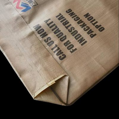 Vochtbestendige PP ventielzak met heatseal voor 20kg-50kg cement en gipspoeder