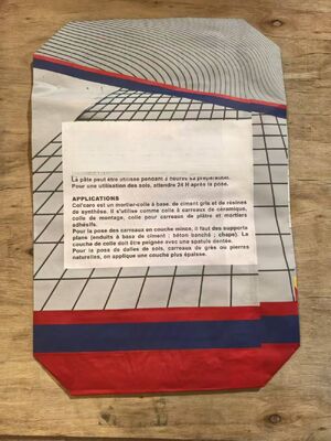 de Vouwdocument van 20kg 25kg 40kg 2 Zakken/Kraftpapier-Document Cementzakken met Zelfklevend Poeder