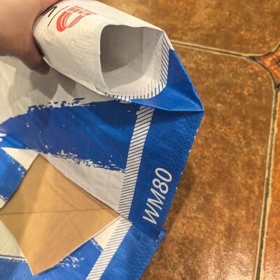 Super vochtbestendige PP/Papieren ventielzak voor cementverpakking