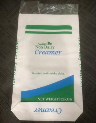 Papier met open mond met een blokbodem voor 25 kg niet-zuivelcrème