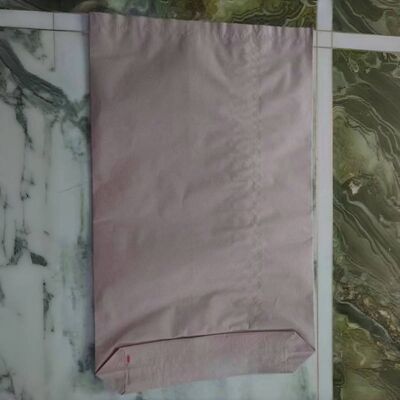 Square Bottom Open Mouth Kraft Paper Bag Customizable for Dolomite Powder Packaging