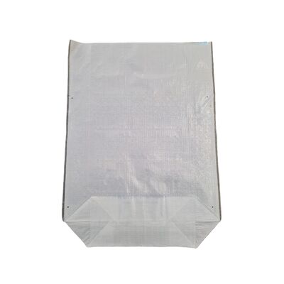 Open mond Vierkante bodem PP geweven zak met laminaat voor 20kg 25kg diervoederverpakking Flexo printing