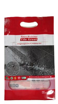 1 kg 2 kg tegelgrout verpakkingszak BOPA gelamineerde PE zak met drukgecutte handgreep