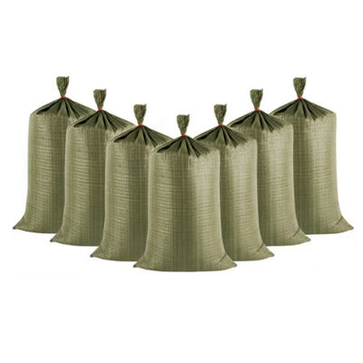 50LB 25kg 50kg Sand Bag Heavy Duty PP Woven Sand Bags with Tie Strings for Sand Packaging