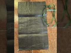 35x66cm 50LB Sand Packing Bags Leeg PP Woven Bags Naad Onderaan Recycled